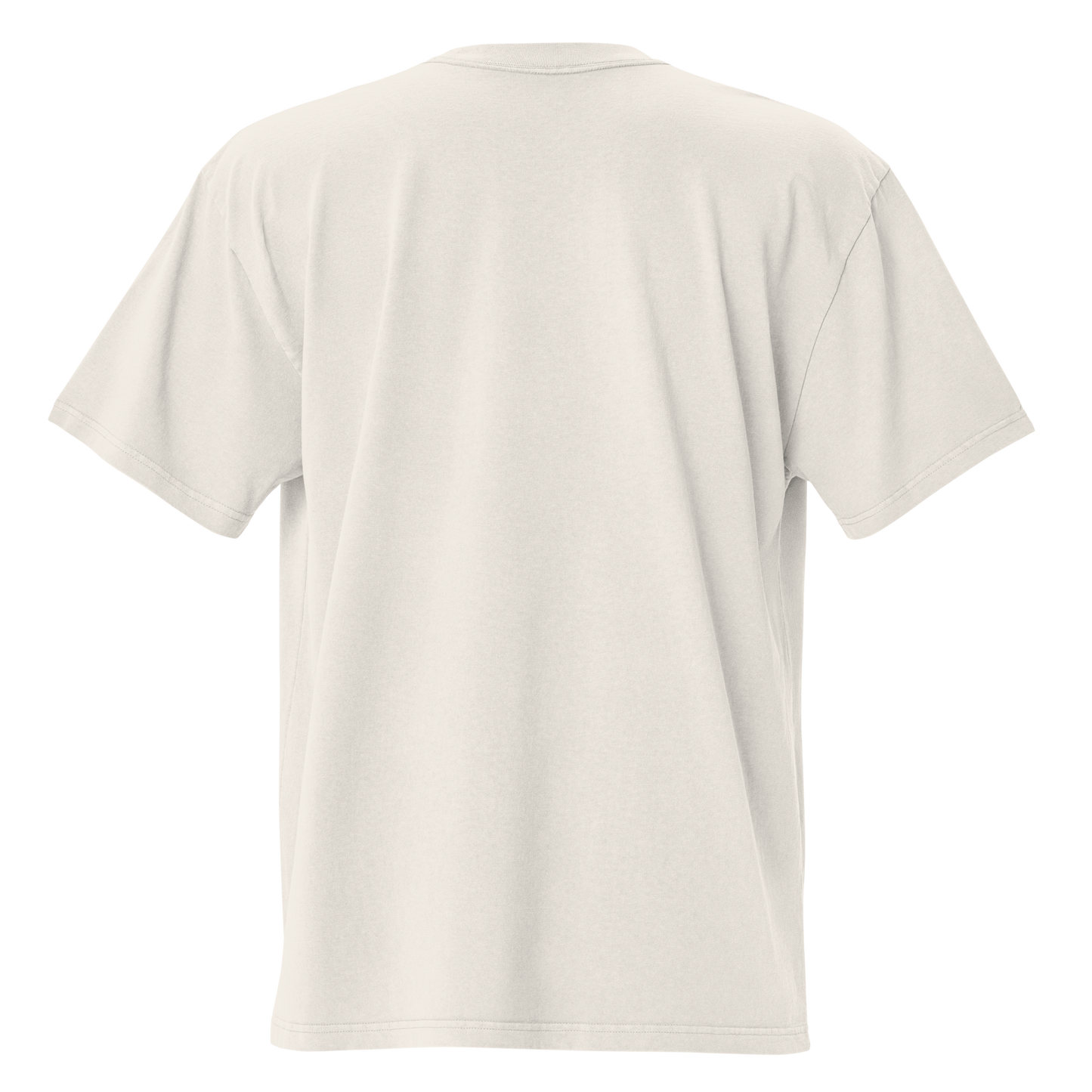 White t-shirt on a white background