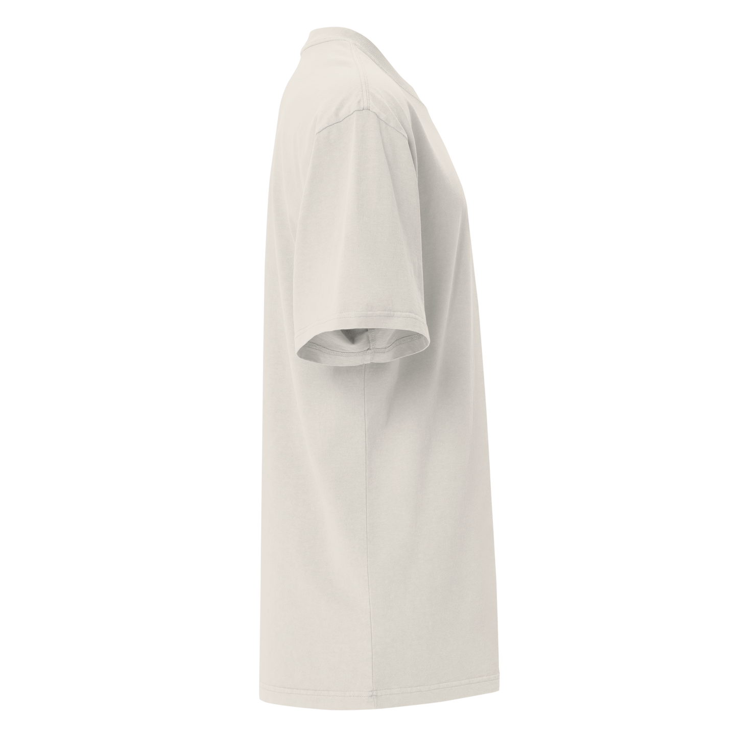 White t-shirt on a white background