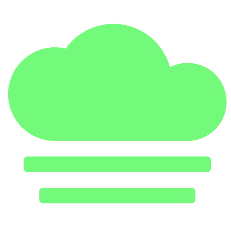 An icon representing Skoggl anti-fog technology, featuring three rising curved lines to symbolize heat dissipation and clear vision in cold conditions.