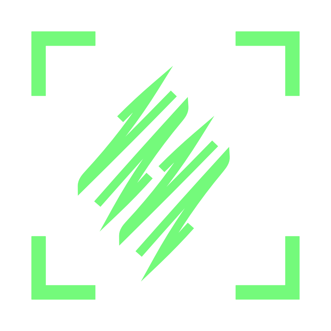 An icon representing Skoggl anti-scratch lens coating, showing a sparkling lens surface to indicate durability and long-lasting clarity.