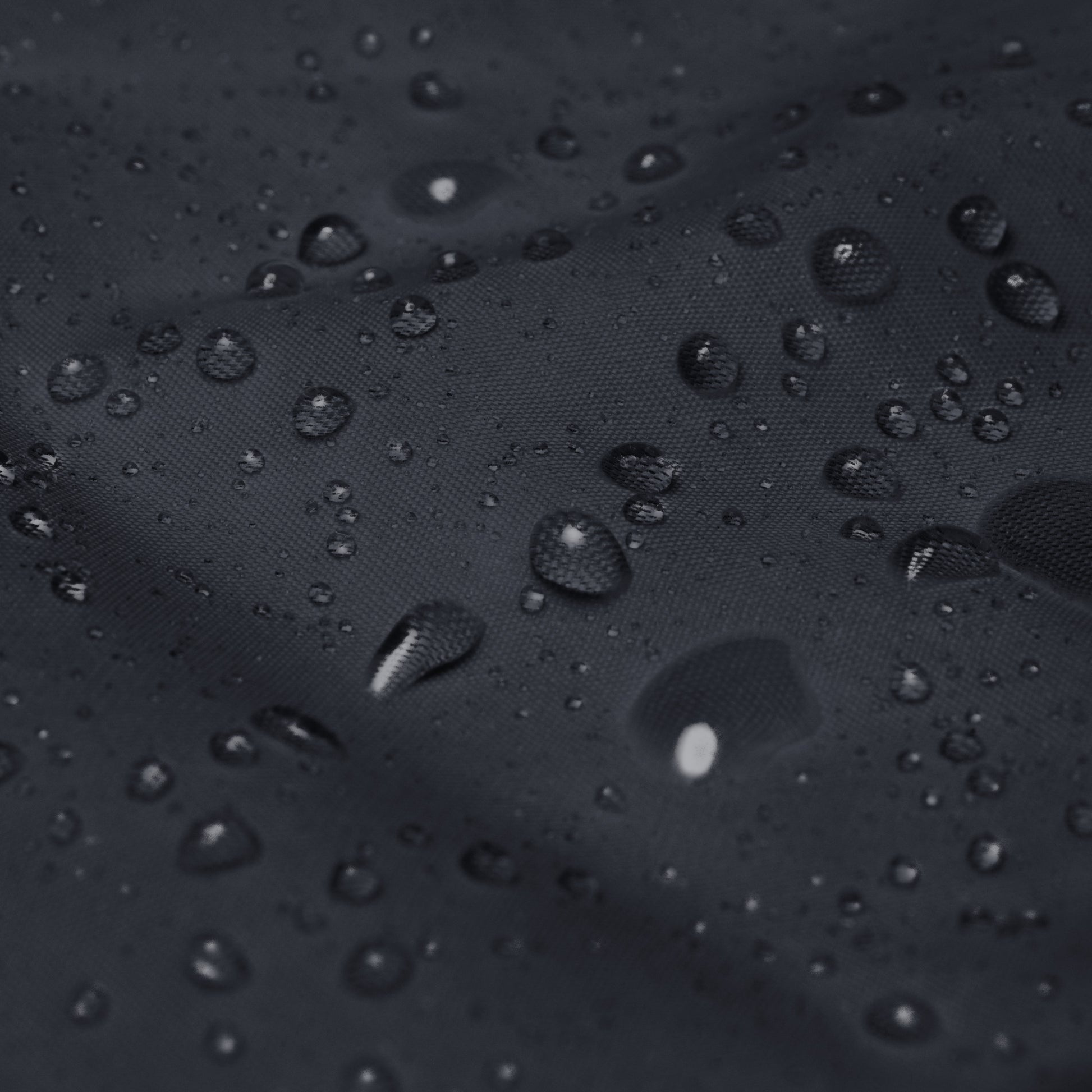 Skoggl navy windbreaker water-resistant fabric close-up