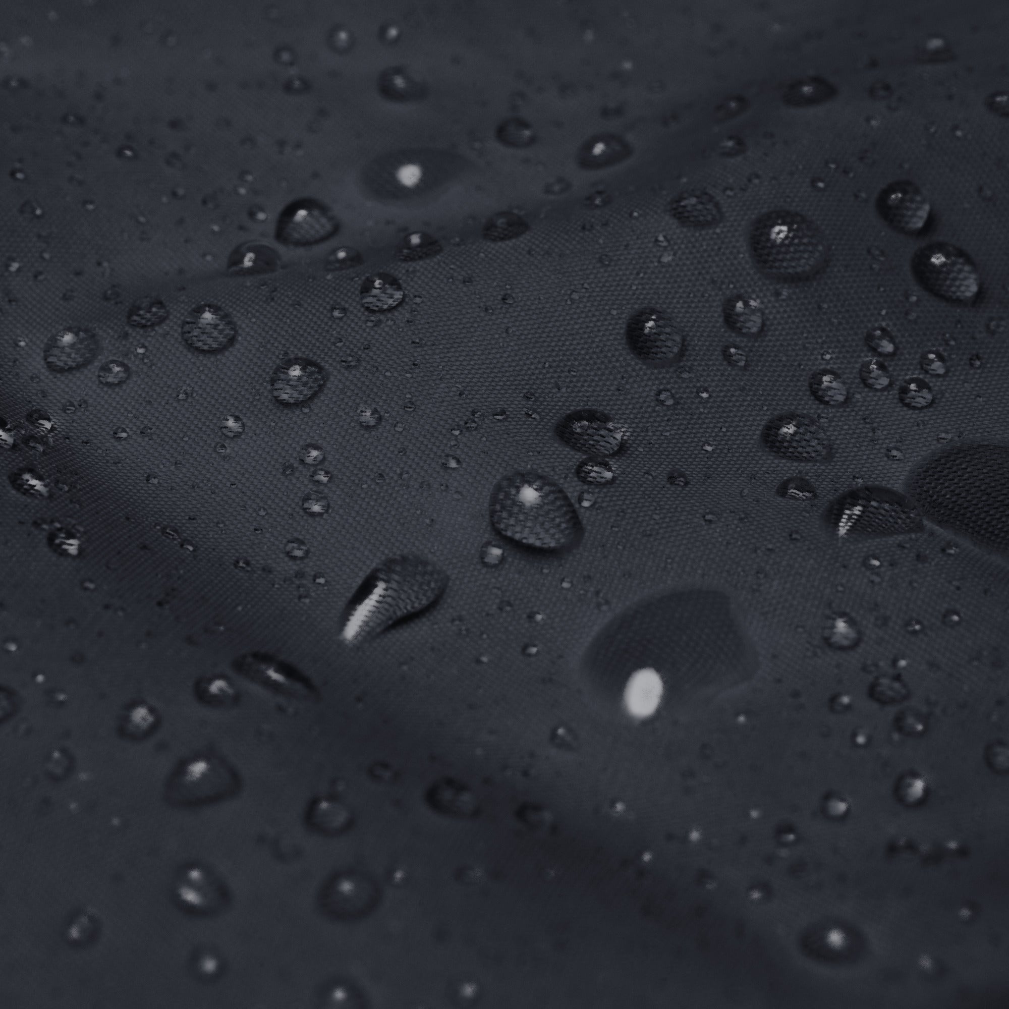 Skoggl navy windbreaker water-resistant fabric close-up