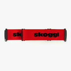 A vibrant red strap designed for ski and snowboard goggles, featuring durable material and easy attachment for a secure, customizable fit. Perfect for pairing with Skoggl frames to add a pop of color and style to your winter sports gear.