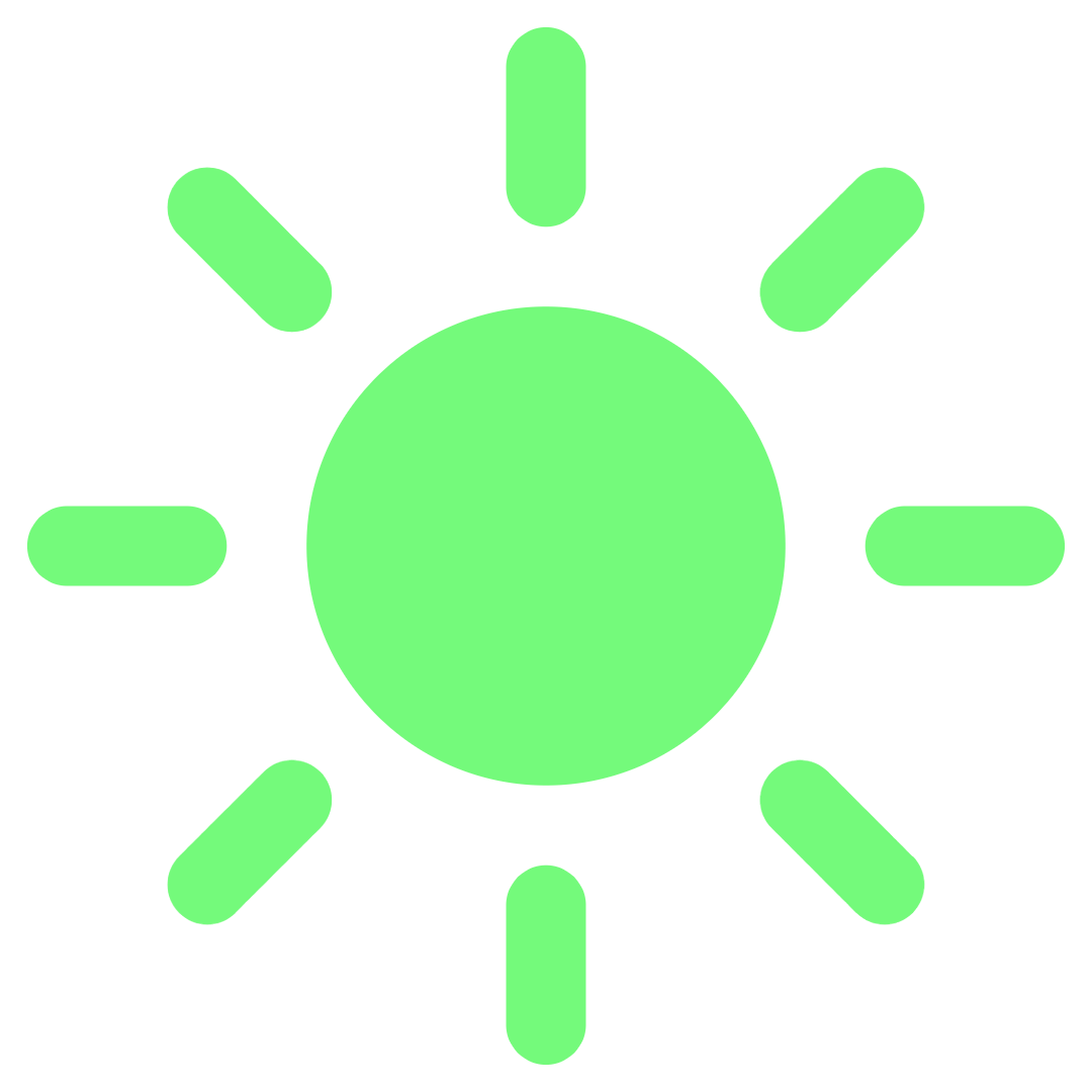 A sun icon representing Skoggl's UV400 protection, signifying that the lenses block 100% of harmful UVA and UVB rays for maximum eye safety on the slopes.